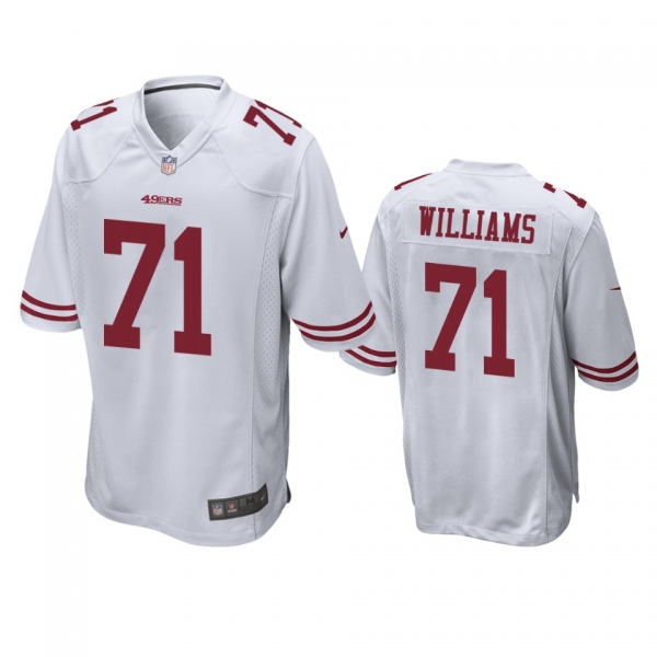 San Francisco 49ers Trent Williams White Game Jersey