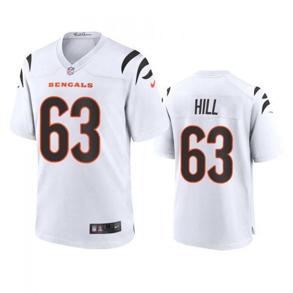 Cincinnati Bengals Trey Hill White Game Jersey