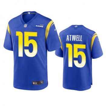 Los Angeles Rams Tutu Atwell Royal Game Jersey