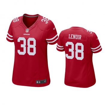 Women's San Francisco 49ers Deommodore Lenoir Scarlet Game Jersey