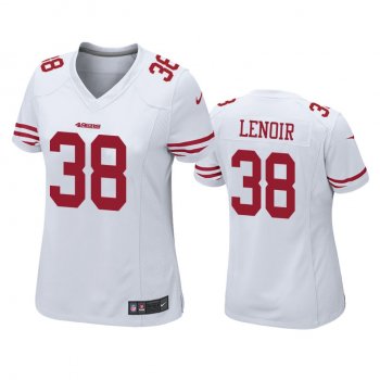 Women's San Francisco 49ers Deommodore Lenoir White Game Jersey