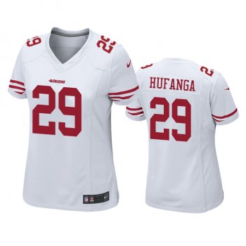 Women's San Francisco 49ers Talanoa Hufanga White Game Jersey