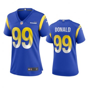 Women's Los Angeles Rams Aaron Donald Royal Game Jersey