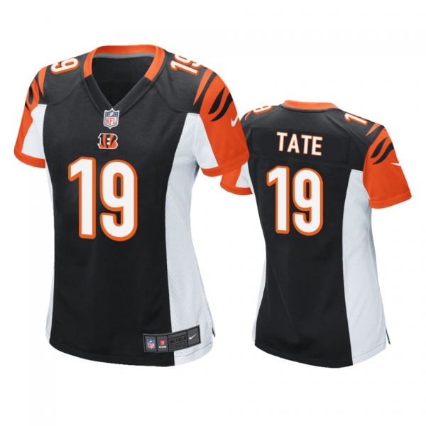 Women's Cincinnati Bengals Auden Tate Black Game Jersey