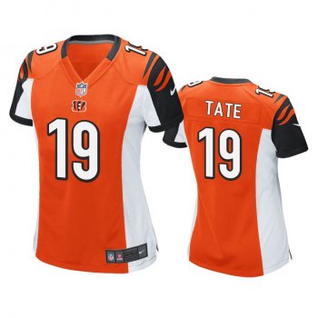 Women's Cincinnati Bengals Auden Tate Orange Game Jersey