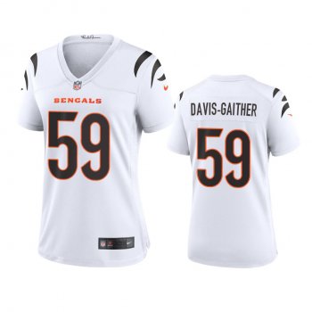 Women's Cincinnati Bengals Akeem Davis-Gaither White 2021 Game Jersey