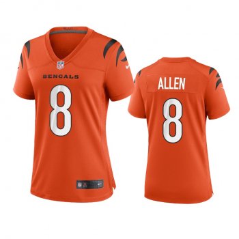 Women's Cincinnati Bengals Brandon Allen Orange 2021 Game Jersey