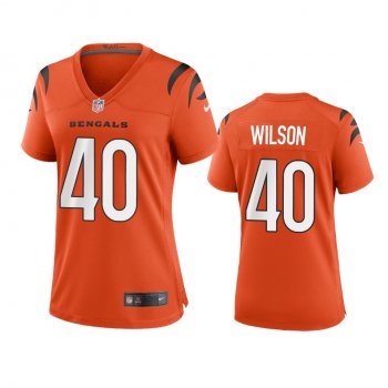 Women's Cincinnati Bengals Brandon Wilson Orange 2021 Game Jersey