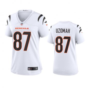 Women's Cincinnati Bengals C.J. Uzomah White 2021 Game Jersey