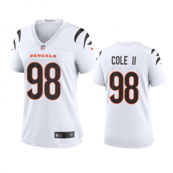 Women's Cincinnati Bengals D.J. Reader White 2021 Game Jersey