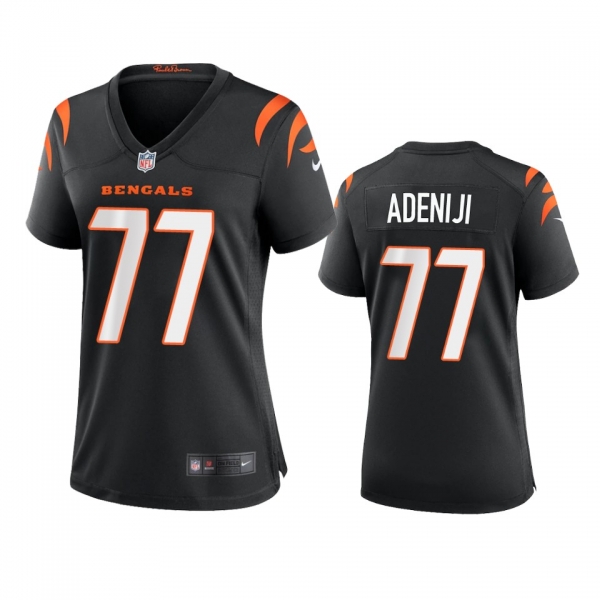 Women's Cincinnati Bengals Hakeem Adeniji Black 2021 Game Jersey