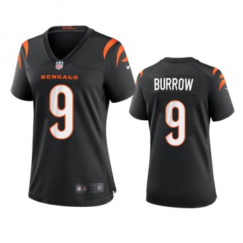 Women's Cincinnati Bengals Joe Burrow Black 2021 Game Jersey