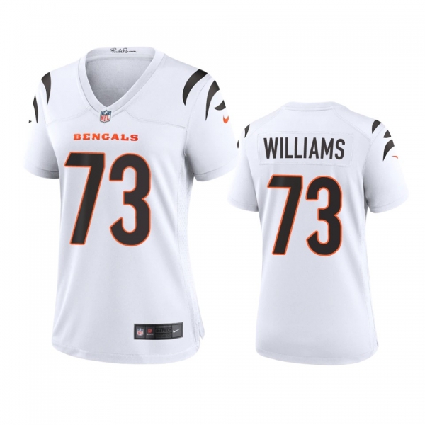 Women's Cincinnati Bengals Jonah Williams White 2021 Game Jersey