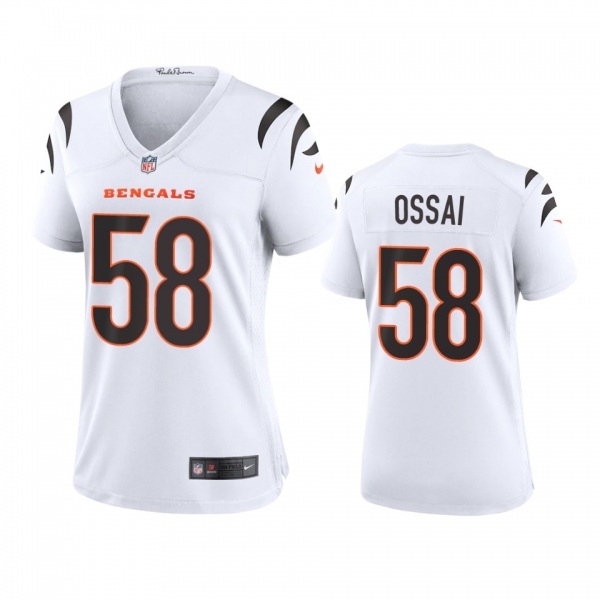 Women's Cincinnati Bengals Joseph Ossai White Game Jersey