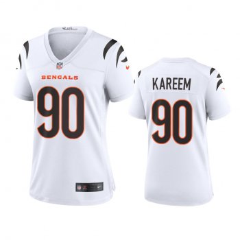 Women's Cincinnati Bengals Khalid Kareem White 2021 Game Jersey