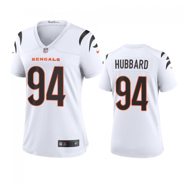 Women's Cincinnati Bengals Sam Hubbard White 2021 Game Jersey