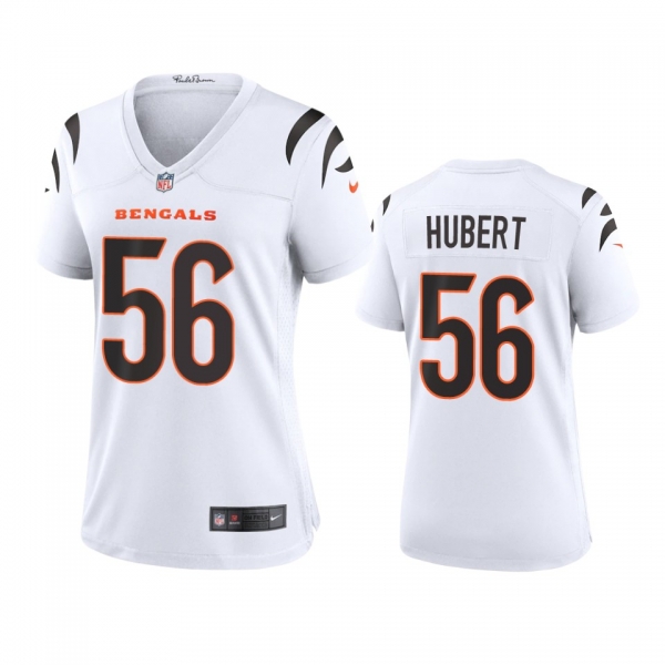 Women's Cincinnati Bengals Wyatt Hubert White Game Jersey