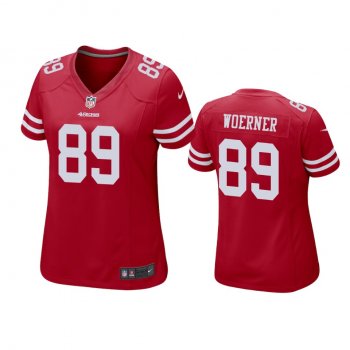 Women's San Francisco 49ers Charlie Woerner Scarlet Game Jersey