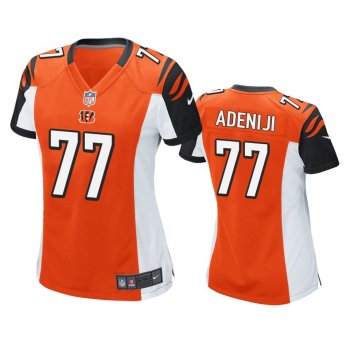 Women's Cincinnati Bengals Hakeem Adeniji Orange Game Jersey