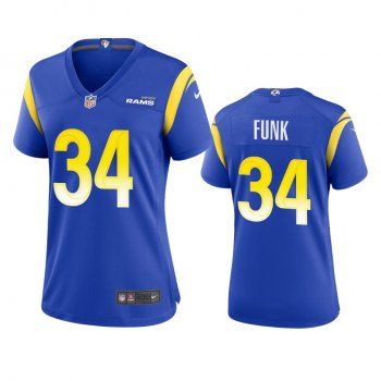 Women's Los Angeles Rams Jake Funk Royal Game Jersey