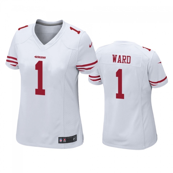 Women's San Francisco 49ers Jimmie Ward White Game Jersey