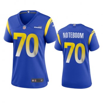 Women's Los Angeles Rams Joseph Noteboom Royal Game Jersey