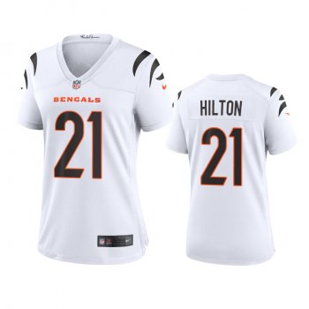 Women's Cincinnati Bengals Mike Hilton White Game Jersey