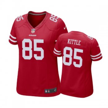 Women's San Francisco 49ers George Kittle Scarlet Nike Game Jersey