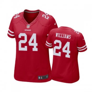 Women's San Francisco 49ers K'Waun Williams Scarlet Nike Game Jersey