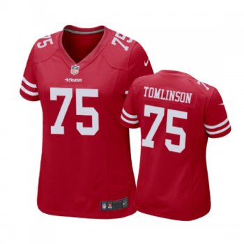 Women's San Francisco 49ers Laken Tomlinson Scarlet Nike Game Jersey