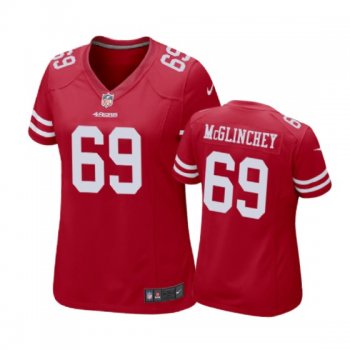 Women's San Francisco 49ers Mike McGlinchey Scarlet Nike Game Jersey