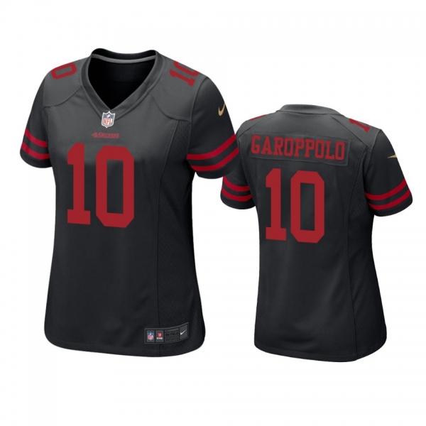 Women's San Francisco 49ers Jimmy Garoppolo Black Game Jersey