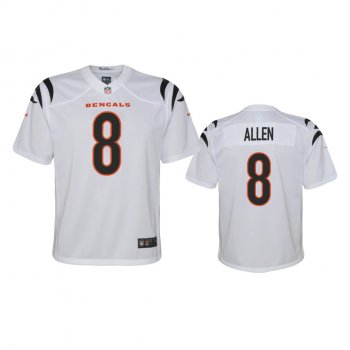 Youth Cincinnati Bengals Brandon Allen White 2021 Game Jersey