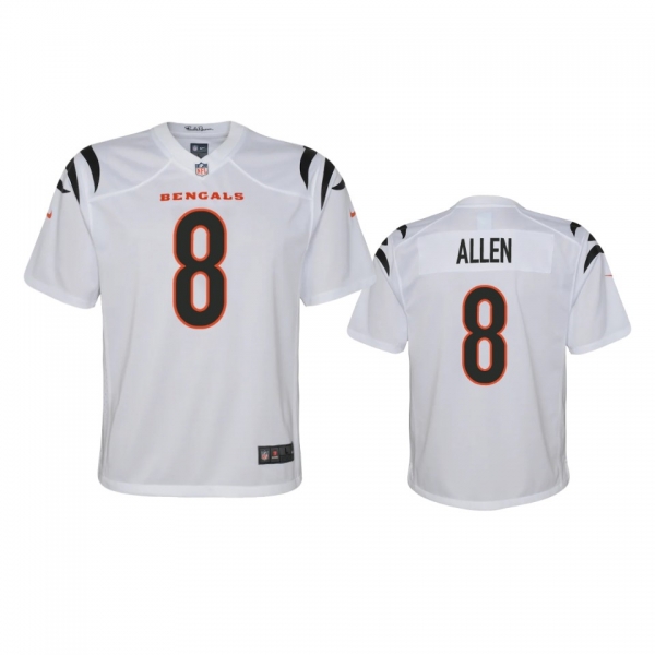 Youth Cincinnati Bengals Brandon Allen White 2021 Game Jersey