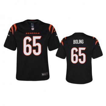 Youth Cincinnati Bengals Clint Boling Black 2021 Game Jersey