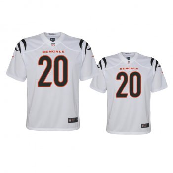 Youth Bengals Eli Apple White Game Jersey