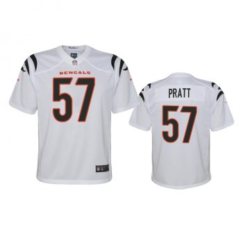 Youth Cincinnati Bengals Germaine Pratt White 2021 Game Jersey