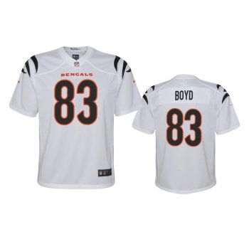 Youth Cincinnati Bengals Tyler Boyd White 2021 Game Jersey