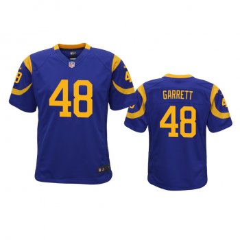 Youth Rams Chris Garrett Royal Game Jersey