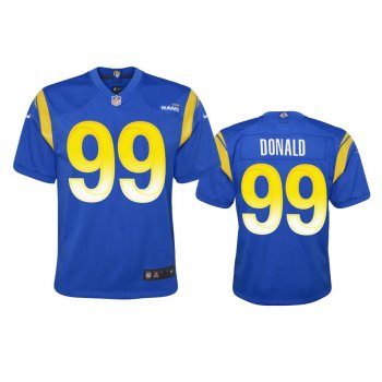 Youth Rams Aaron Donald Royal Game Jersey