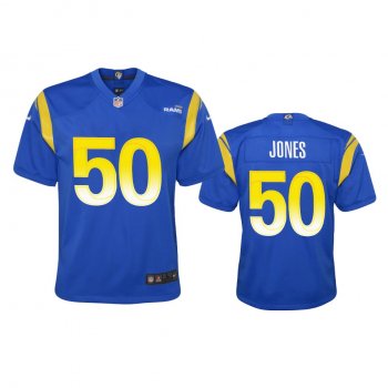 Youth Rams Ernest Jones Royal Game Jersey