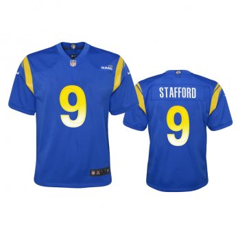 Youth Rams Matthew Stafford Royal Game Jersey