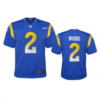 Youth Rams Robert Woods Royal Game Jersey