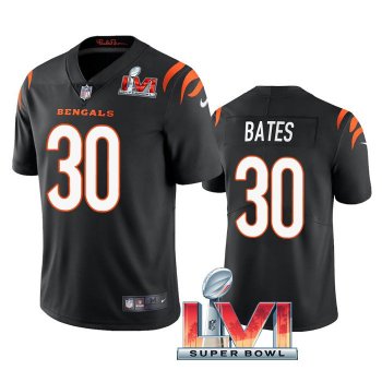 Jessie Bates Cincinnati Bengals Black 2022 Super Bowl LVI Vapor Limited Stitched Jersey For Men