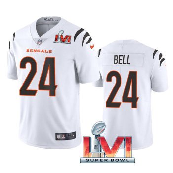 Vonn Bell Cincinnati Bengals White 2022 Super Bowl LVI Vapor Limited Stitched Jersey For Men