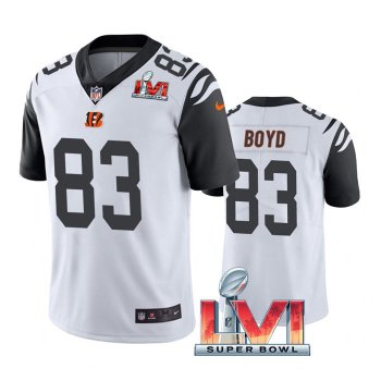 Tyler Boyd Cincinnati Bengals White 2022 Super Bowl LVI Color Rush Limited Stitched Jersey For Men