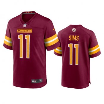 Washington Commanders Cam Sims Burgundy Game Jersey