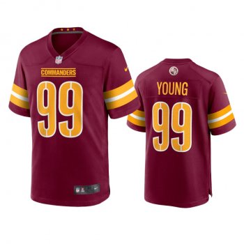 Washington Commanders Chase Young Burgundy Game Jersey