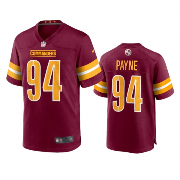 Washington Commanders Da'Ron Payne Burgundy Game Jersey