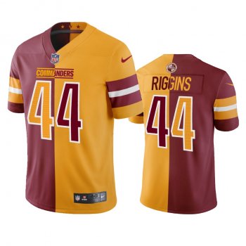 Washington Commanders John Riggins Burgundy Gold Split Jersey